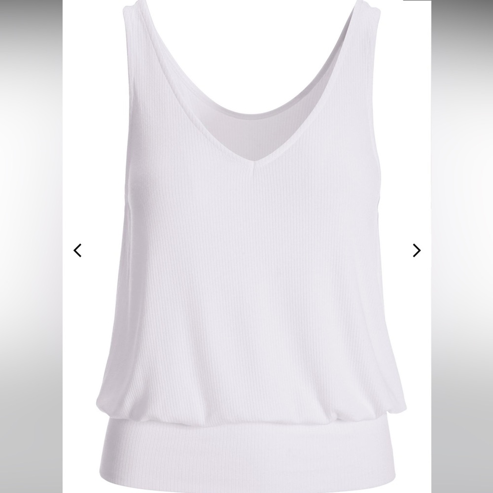 NWT - Boston Proper Blouson Ribbed Tank